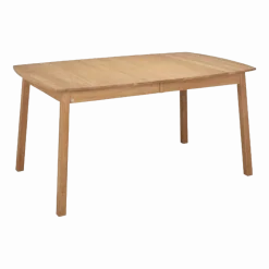 Table ellipse rectangulaire en chêne huilé 160 x 102 cm Verona - Hans K