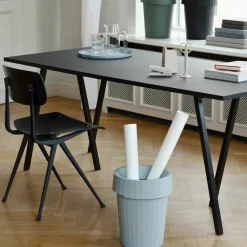 Table en acier noire L160 cm Loop Stand - HAY