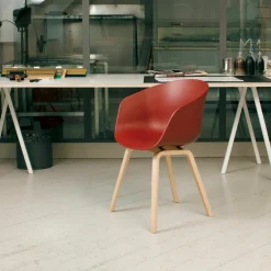 Table en acier noire L160 cm Loop Stand - HAY