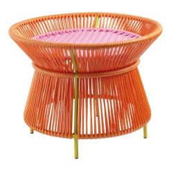 Table en acier orange Caribe - Ames