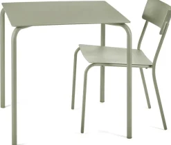Table en aluminium vert August - Serax