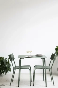 Table en aluminium vert 75 cm August - Serax