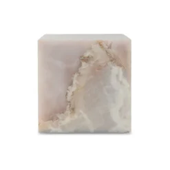 Table en blocs d'onyx rose - HKLIVING