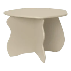 Table en bois beige 71x48cm - Ferm Living