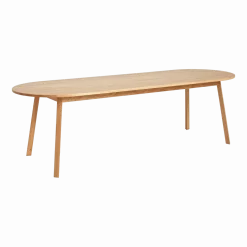 Table en bois de chêne huilé 250 cm Triangle - HAY