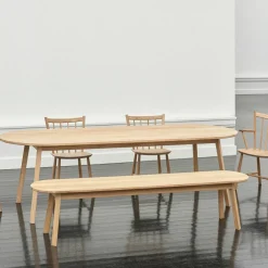 Table en bois de chêne huilé 250 cm Triangle - HAY