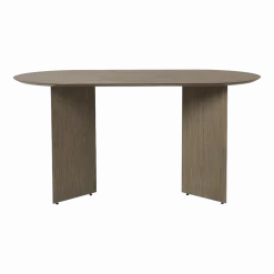 Table en bois ovale marron 150 cm Mingle - Ferm Living