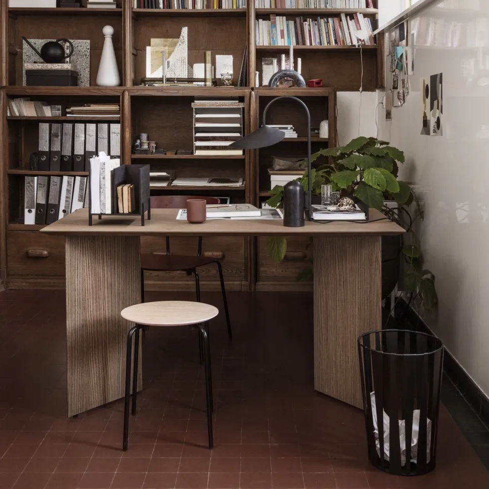 Table en bois rectangulaire beige 160 cm Mingle - Ferm Living