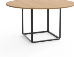 Table en chêne clair et structure en acier noir 145cm Florence - New Works
