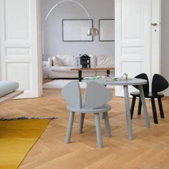 Table en chêne gris S Mouse - Nofred