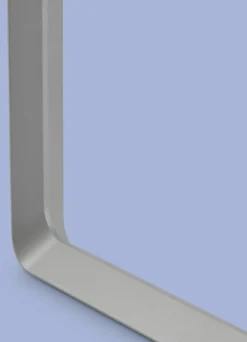 Table en chêne massif fumé et aluminium gris 295 x 108 cm 70/70 - Muuto