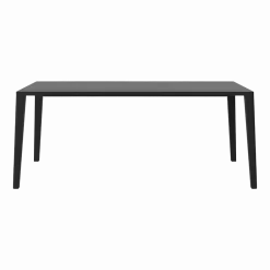 Table en chêne massif huilé teinté noir 95 x 180 cm Graceful - Bolia