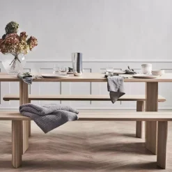 Table en chêne massif huilé 91 x 200 cm Alp - Bolia