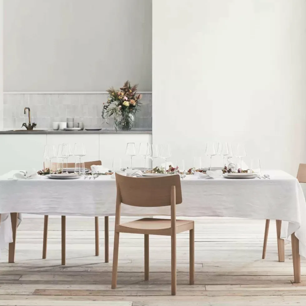 Table en chêne massif huilé 95 x 180 cm Graceful - Bolia