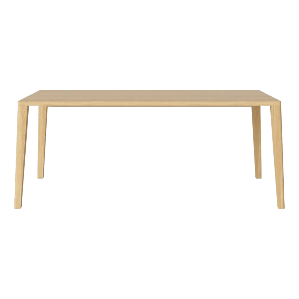 Table en chêne massif huilé 95 x 180 cm Graceful - Bolia