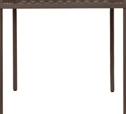Table en fer chocolat 80x74cm Dapple - Ferm living