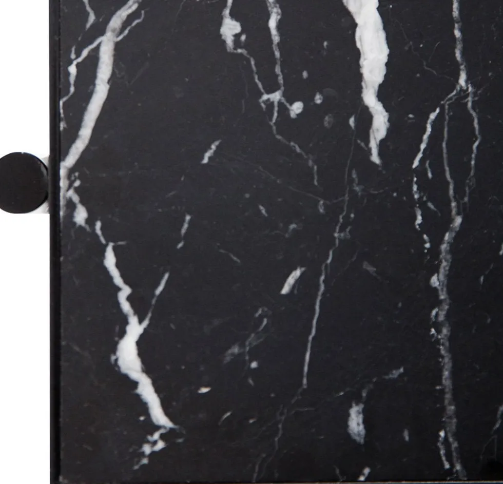Table en marbre noir 185 cm - HANDVÄRK