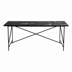 Table en marbre noir 185 cm - HANDVÄRK