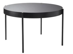 Table en métal et bois noir 120cm Series 430 - Verpan