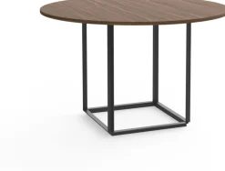 Table en noyer marron 120cm Florence - New Works