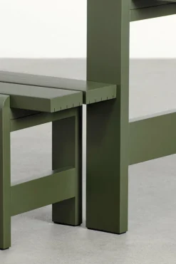 Table en pin laqué olive 230 x 83 x 74 cm Weekday - Hay