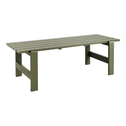 Table en pin laqué olive 230 x 83 x 74 cm Weekday - Hay
