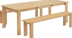 Table en teck 220x92cm Assemble - Muuto