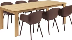 Table en teck 220x92cm Assemble - Muuto
