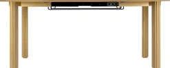 Table extensible en chêne naturel 132/202 x 74 cm Comfort Circle - UMAGE