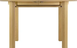 Table extensible en chêne naturel 132/202 x 74 cm Comfort Circle - UMAGE