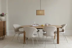 Table extensible en chêne naturel 132/202 x 74 cm Comfort Circle - UMAGE