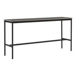 Table haute blanc et noir 50 x 190 x 95 cm Base - Muuto