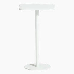 Table haute carrée outdoor blanche Week end - Petite friture