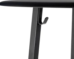 Table haute en aluminium rouge Revolver - HAY