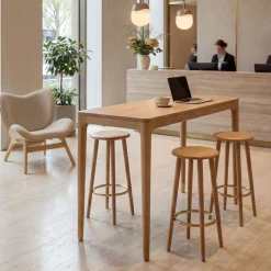 Table haute en chêne 200x60x105cm Heart'n soul - Umage