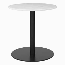 Table lounge ronde en marbre blanc 60 cm Gubi 1.0 - Gubi