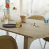 Table à mager avec rallonge en chêne huilé 205x100cm Earnest - Muuto