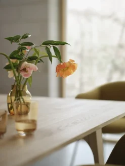 Table à mager avec rallonge en chêne huilé 205x100cm Earnest - Muuto