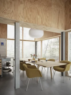 Table à mager avec rallonge en chêne huilé 205x100cm Earnest - Muuto