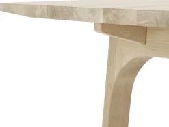 Table à mager avec rallonge en chêne huilé 205x100cm Earnest - Muuto