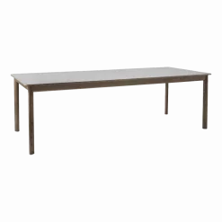 Table à manger avec rallonge en chêne fumé stratifié Fenix 240 à 340 cm Patch HW2 - &Tradition