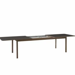 Table à manger avec rallonge en chêne fumé stratifié Fenix 240 à 340 cm Patch HW2 - &Tradition