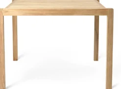 Table à manger carrée d'extérieur en teck non traité 100x98,5cm AH902 - Carl Hansen & Søn
