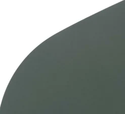 Table à manger carrée en chêne et lino vert 120 x 120 cm Form - Normann Copenhagen
