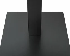 Table à manger carré en acier noire 70 cm Herringbone - Versmissen