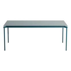 Table à manger d'extérieur bleu océan 90x180cm Fromme - Petite friture