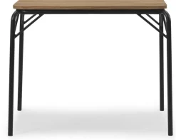 Table à manger d'extérieur en acier noir 80 cm Robinia Vig - Normann Copenhagen