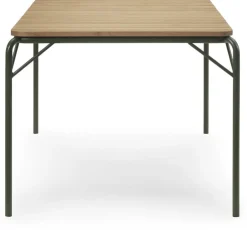 Table à manger d'extérieur en acier vert 90 x 200 cm Robinia Vig - Normann Copenhagen
