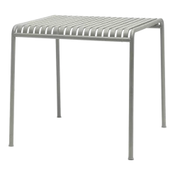 Table à manger d'extérieur en métal gris 82,5x90cm Palissade - HAY