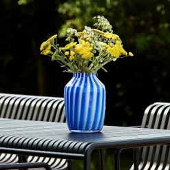 Table à manger d'extérieur en métal olive 170x90cm Palissade - HAY